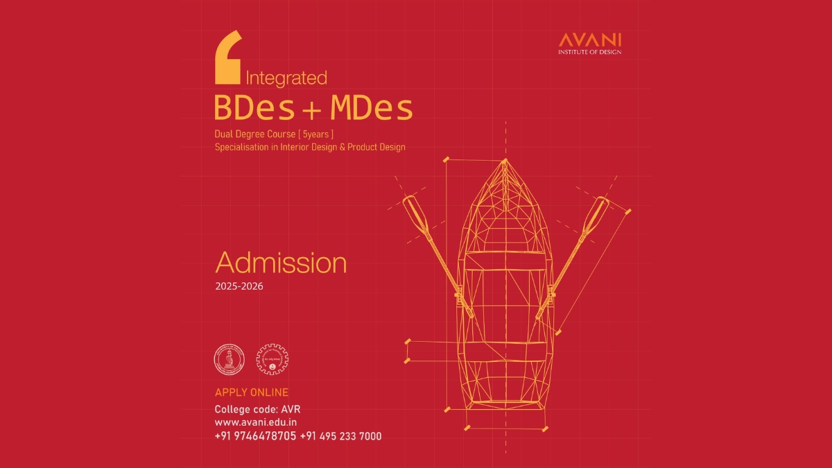 Avani Institute of Design Introduces 5 Year Integrated B.Des–M.Des Dual Degree Program