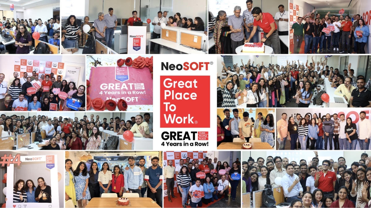 NeoSOFT Earns “Great Place to Work” Certification for the Fourth Consecutive Year