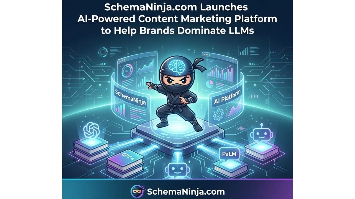 SchemaNinja.com Launches AI-Powered Content Marketing Platform to Help Brands Dominate LLMs