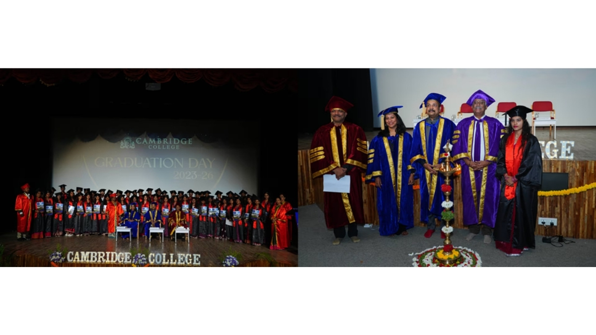 ‘Be Skill Oriented and Society Ready’: Chairman Shri D.K. Mohan Sets Vision at Cambridge College Graduation 2026