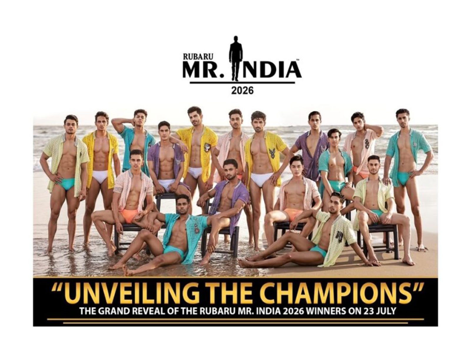 World’s Biggest National Male Pageant, Rubaru Mr. India 2026 Grand Finale Set to Take Place in Mumbai on July 23