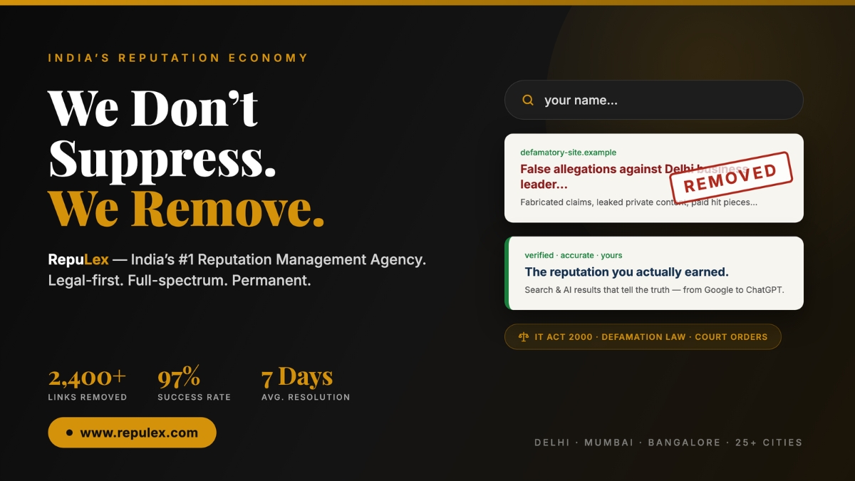 Best ORM Agency in India: Why Politicians, Business Leaders and Public Figures Are Choosing Legal-First Reputation Management