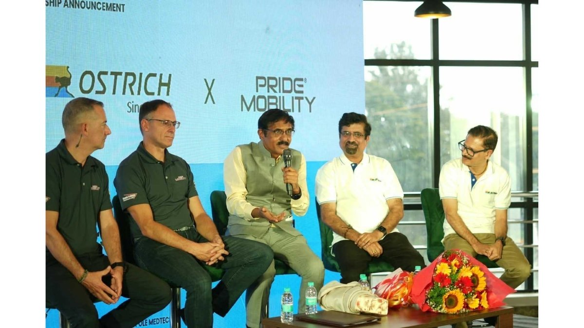 Ostrich mobility partners with global leader pride mobility to revolutionize assistive rehabilitation and expand indigenous excellence across india